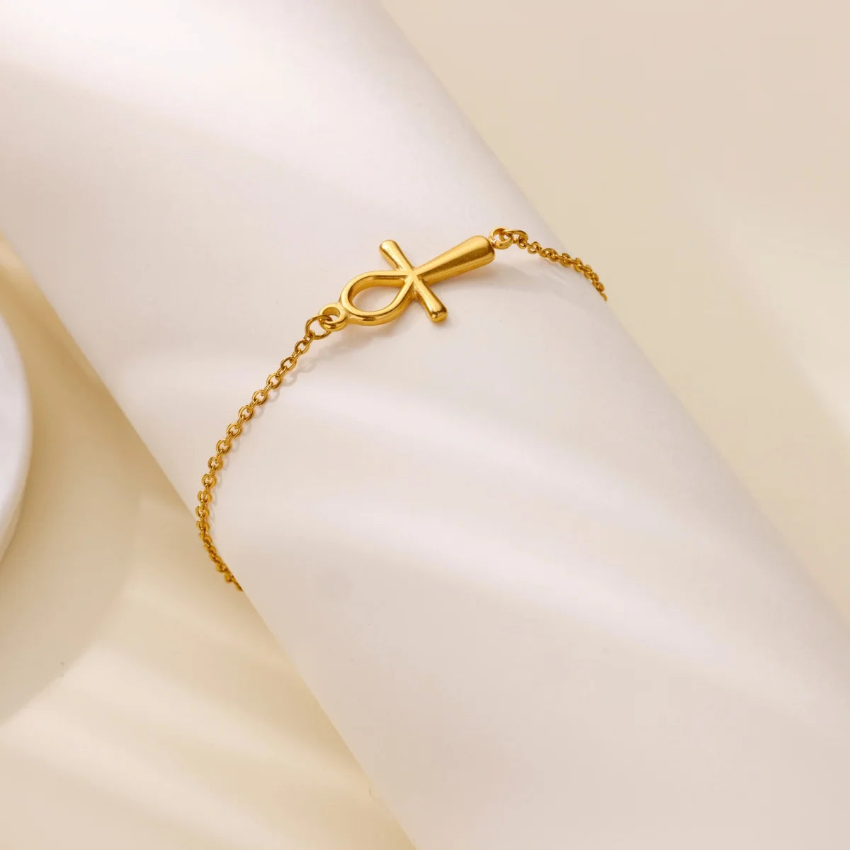 Egyptian Ankh Cross Bracelet